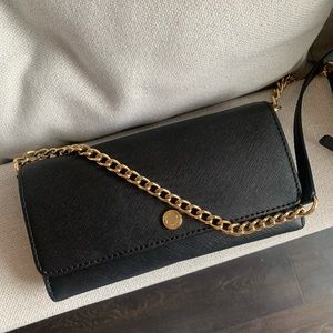 Michael Kors Saffiano Leather 2-in-1 Convertible Wallet Crossbody Bag.